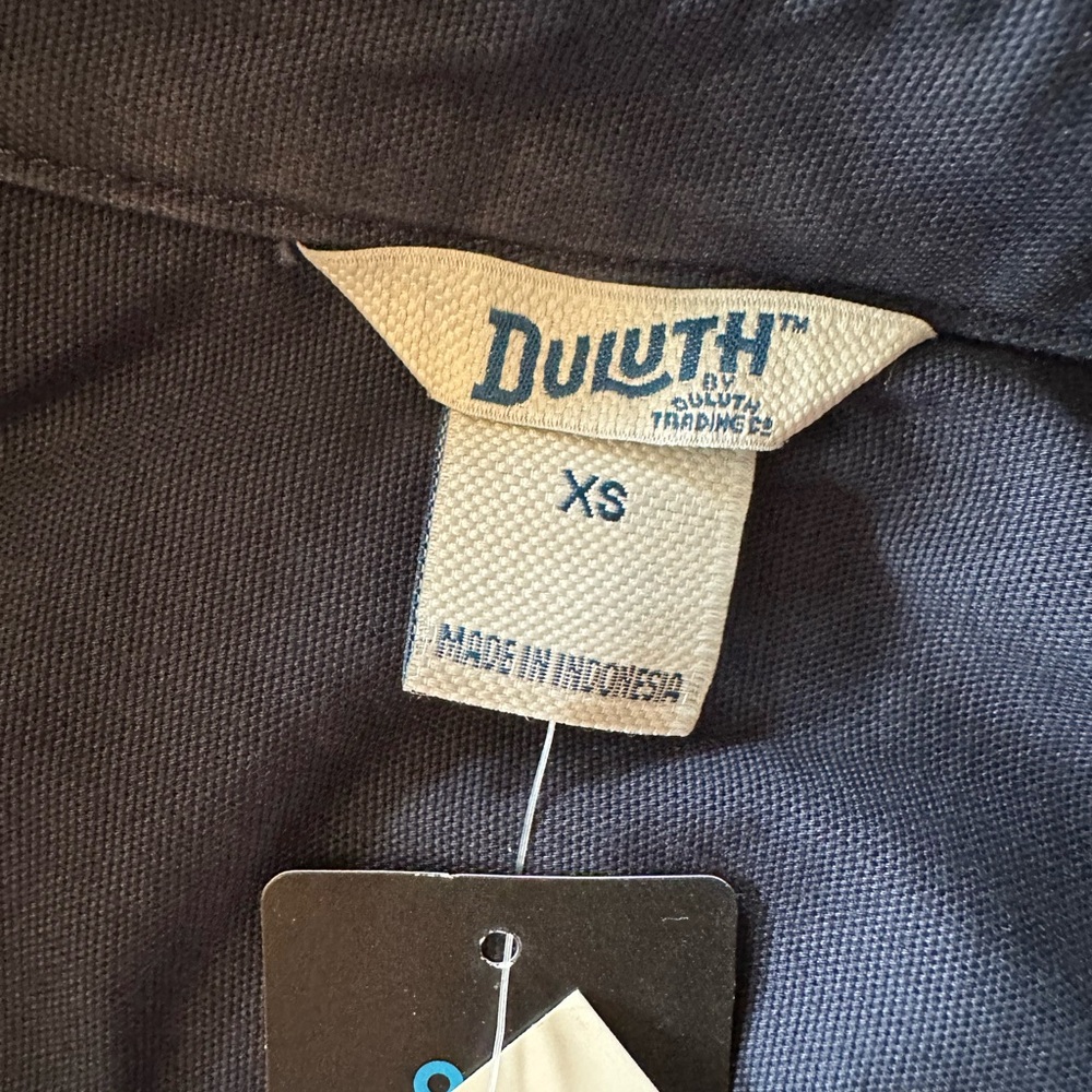 NWT Duluth Trading DuluthFlex Fire Hose COOLMAX Coveralls Navy Sleeveless XS - Picture 9 of 14